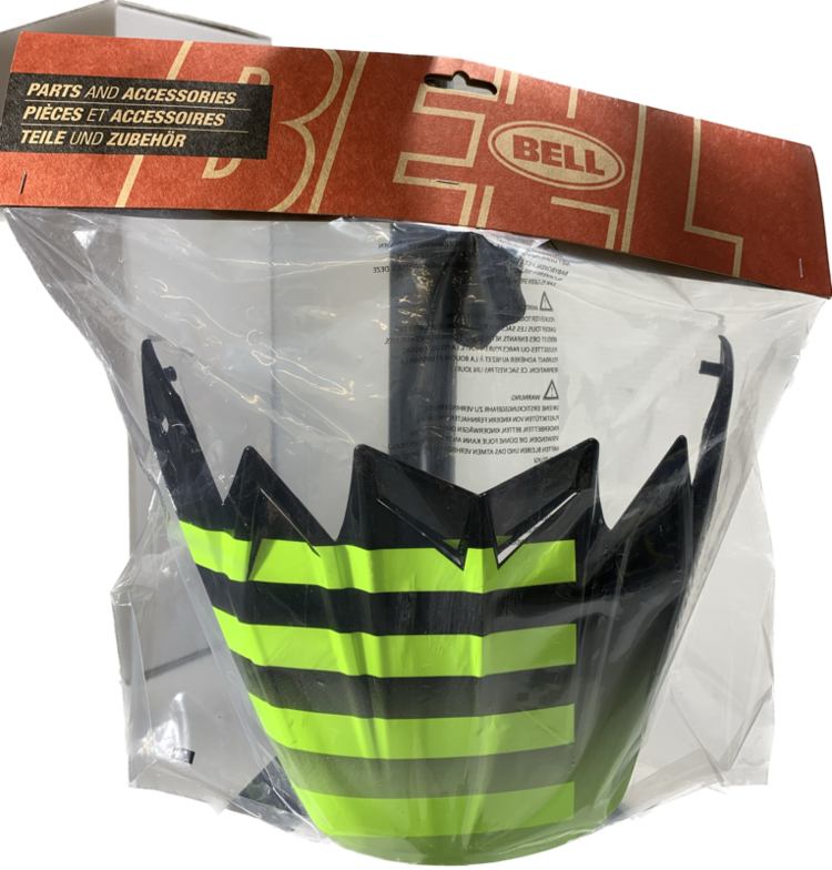 BELL MOTO 9 FLEX VISOR FLY GLOSS BLACK/HIGH VIZ