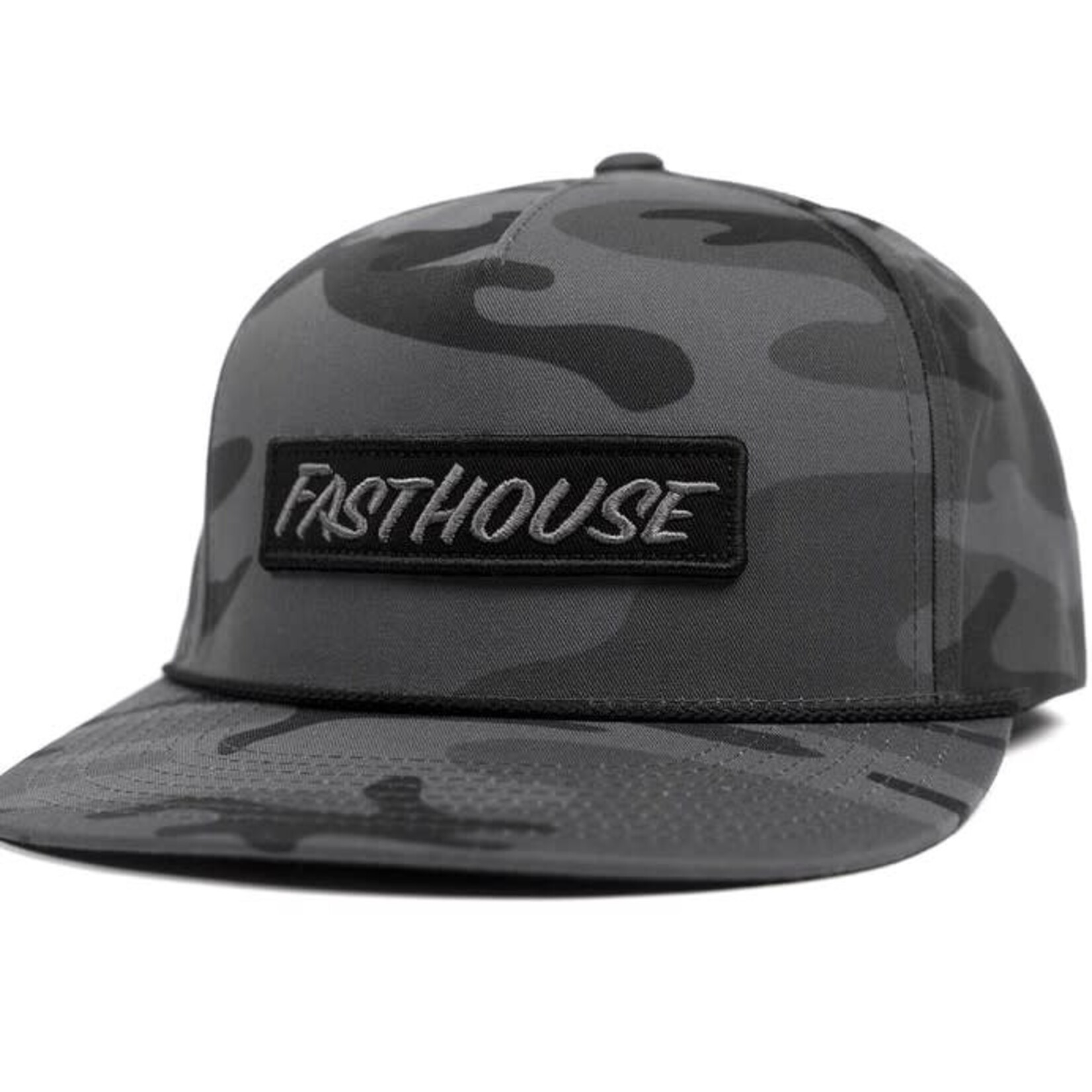 FASTHOUSE ERNIE HAT, BLACK CAMO-OS