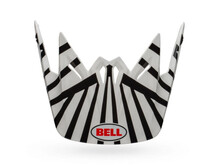 BELL MOTO 9 YOUTH VISOR TGCKMEOUT WHITE/BLACK