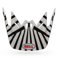 BELL MOTO 9 YOUTH VISOR TGCKMEOUT WHITE/BLACK