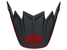 BELL MOTO 9 FLEX VISOR LOUVER MATTE GRAY/RED