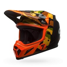 BELL MX 9 VISOR SEVEN SOLDIER ORANGE CAMO        [VISOR ONLY]