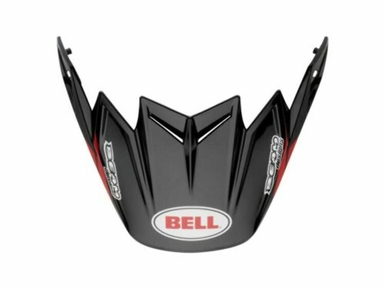 BELL MOTO 9 FLEX VISOR SYNDROME RED