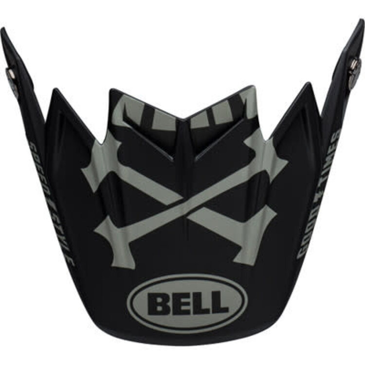 BELL MOTO 9 FLEX VISOR FH WRWF MATTE/GLOSS WHITE/GRAY