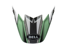 BELL MOTO 9 FLEX VISOR HOUND GREEN/WHITE/BLACK