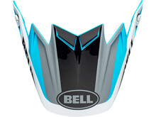 BELL MOTO 9 FLEX VISOR DIVSN MCGRATH WHITE/BLACK/BLUE