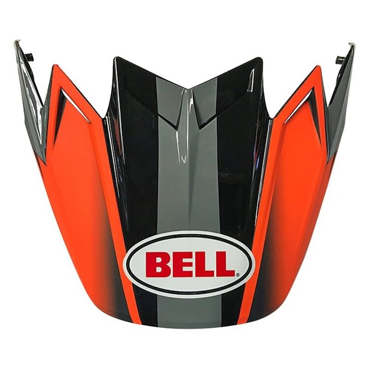 BELL MOTO 9 FLEX VISOR HOUND ORANGE/CHARCOAL