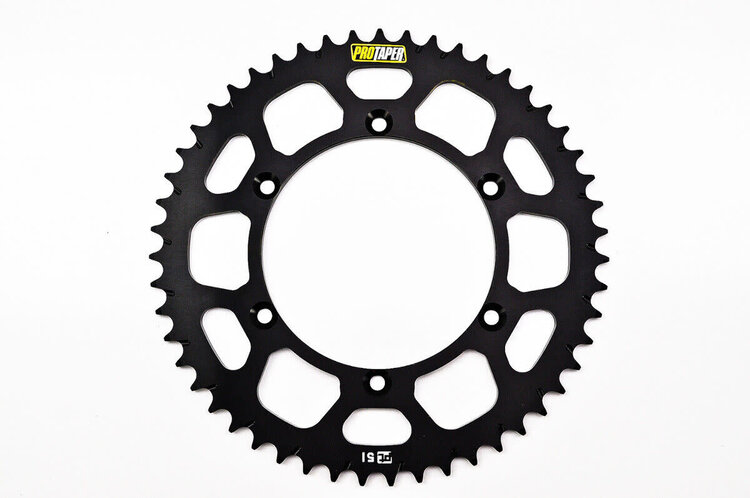 PRO TAPER PRO TAPER REAR SPROCKET BLACK 51T HONDA CR/ CRF /XR