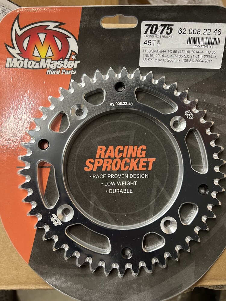 MOTO MASTER MOTO MASTER REAR SPROCKET BLACK 46T KTM 85SX '04+