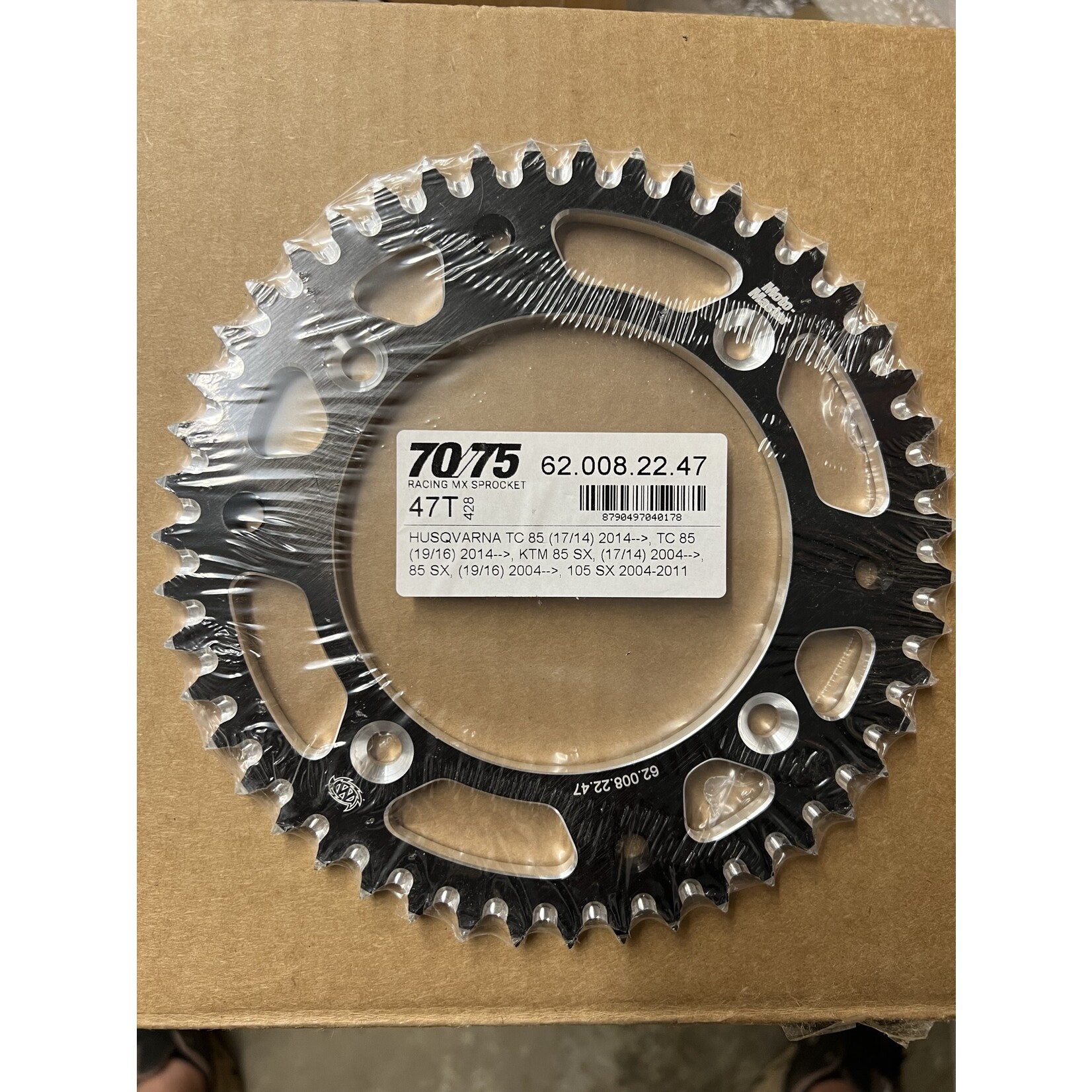 MOTO MASTER MOTO MASTER REAR SPROCKET BLACK 47T KTM 85SX '04+