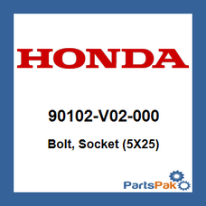 HONDA HONDA OEM SOCKET BOLT (5X25)