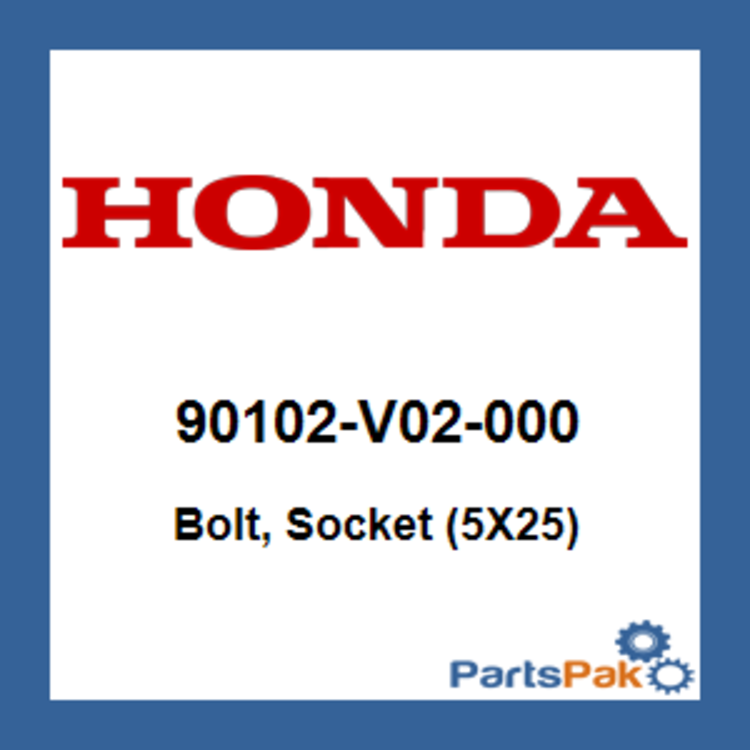 HONDA HONDA OEM SOCKET BOLT (5X25)