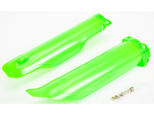 POLISPORT POLISPORT FORK GUARDS LIME GREEN  KX 250/450  '09+