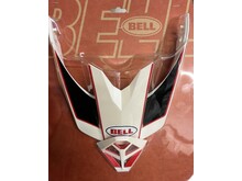 BELL MOTO 10 VISOR & MOUTH PIECE KIT RHYTHM WHITE/BLACK