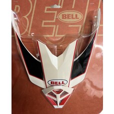 BELL MOTO 10 VISOR & MOUTH PIECE KIT RHYTHM WHITE/BLACK