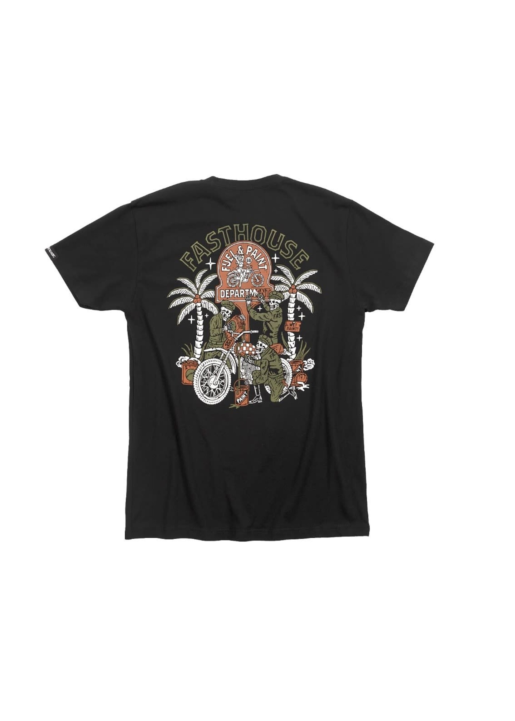 FASTHOUSE MACABRE TEE, BLACK