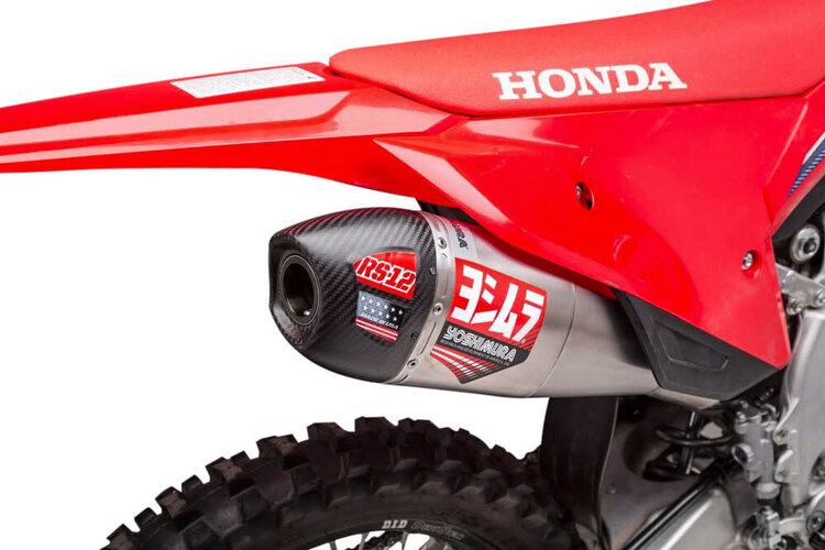 YOSHIMURA 228451S720 YOSHIMURA RS12 SLIP ON HONDA CRF250R/RX '22