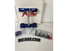 KITE Kite Triple Clamps - Blue - KTM 65SX