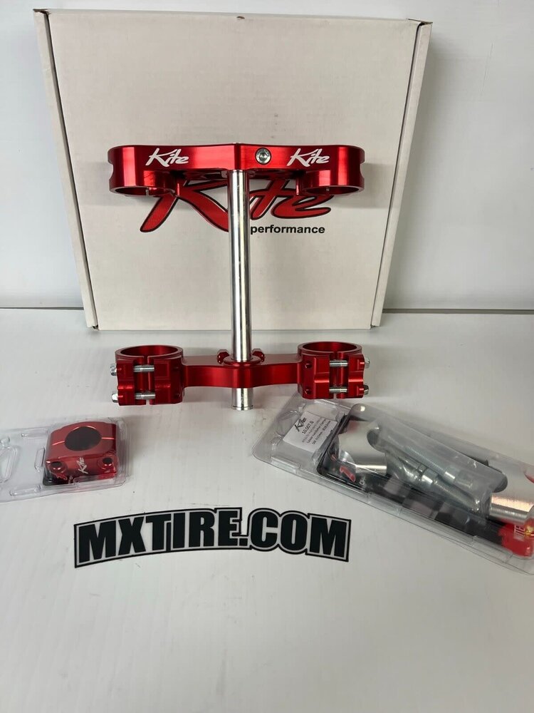 KITE Kite Triple Clamps - Red - KTM 65SX