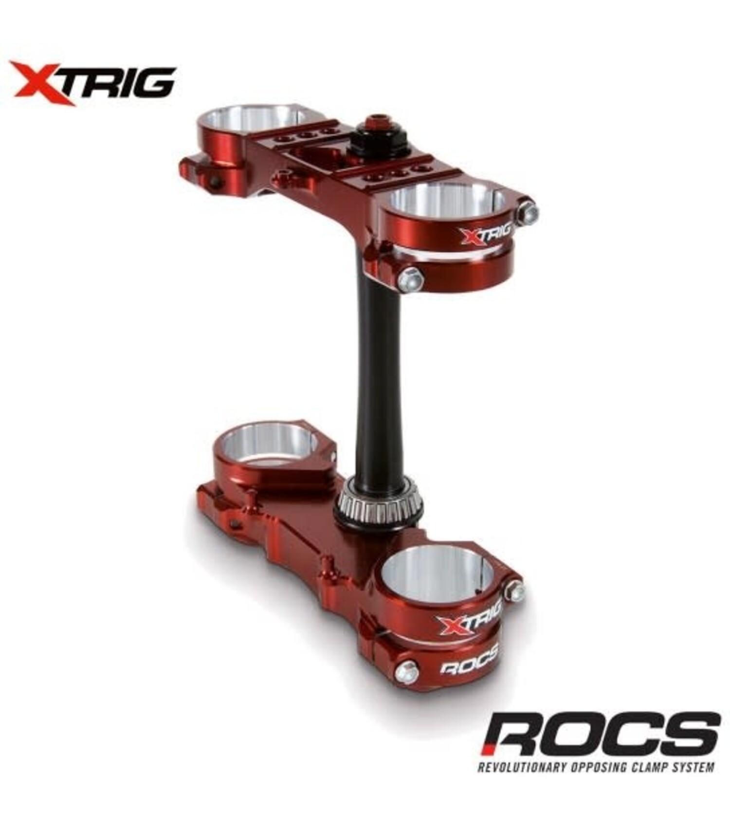 パーツ XTRIG ROCS XTRIG XTRIG ROCS TECH CLAMP SET BRONZE HUSKY 14MM KTM 85