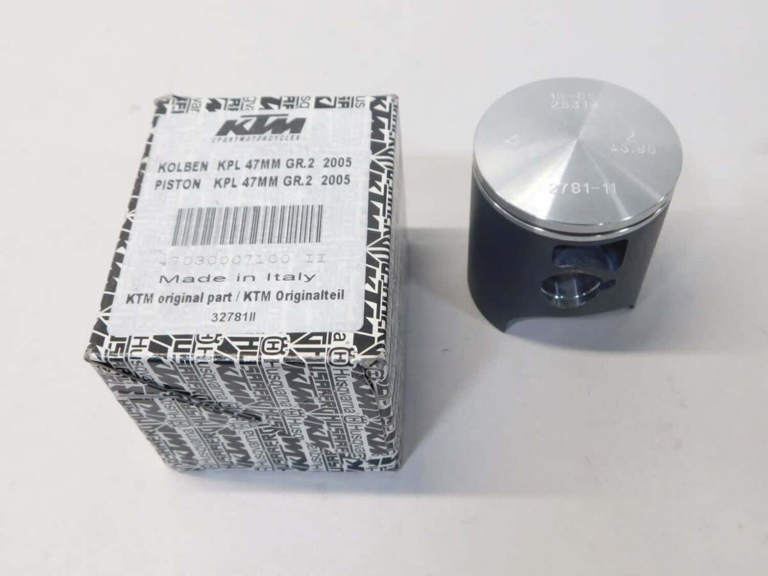 47030007100 II REPLACED BY 47230007100 II PISTON KIT 47MM KTM 85SX