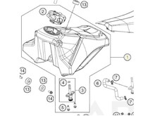KTM / GASGAS / HUSQVARNA 4630701303330 FUEL TANK KTM 65SX '16-'23   #1