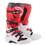 ALPINESTARS ALPINESTARS TECH 7 BOOTS WHITE/ RED/ BURGANDY