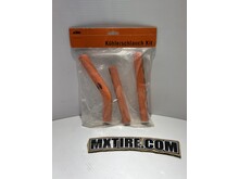 50335027000 KTM RADIATOR HOSE KIT ORANGE 125/150 '08-'11