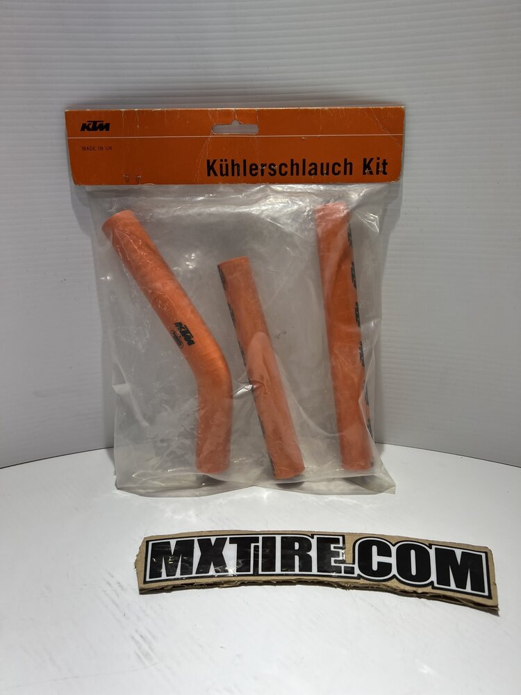 50335027000 KTM RADIATOR HOSE KIT ORANGE 125/150 '08-'11