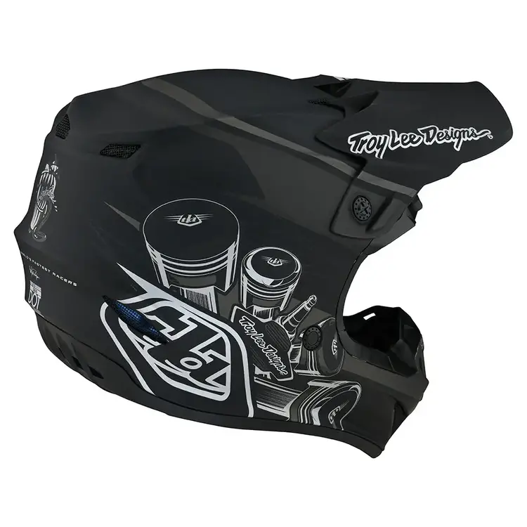 TROY LEE DESIGNS SE4 POLYACRYLITE HELMET SKOOLY BLACK