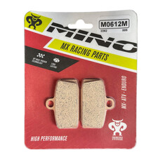 Mino MINO SINTERED FRONT RACING BRAKE PADS KTM 85SX 2012-22, HUSKY TC85 2014-20