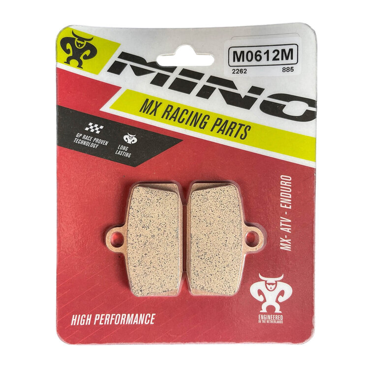 Mino MINO SINTERED FRONT RACING BRAKE PADS KTM 85SX 2012-22, HUSKY TC85 2014-20