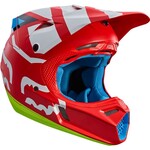 FOX RACING FOX V3 CREO HELMET, RED LARGE