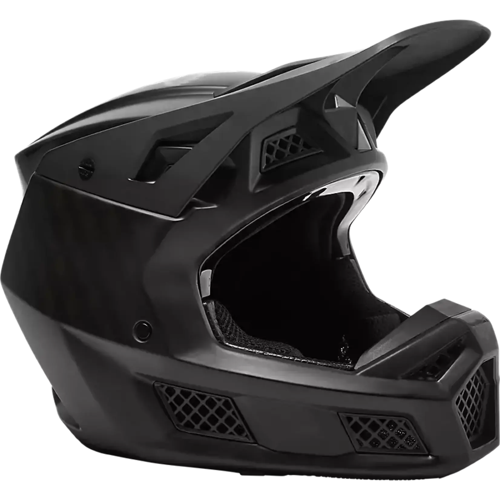 FOX RACING FOX V3 CARBON HELMET, BLACK