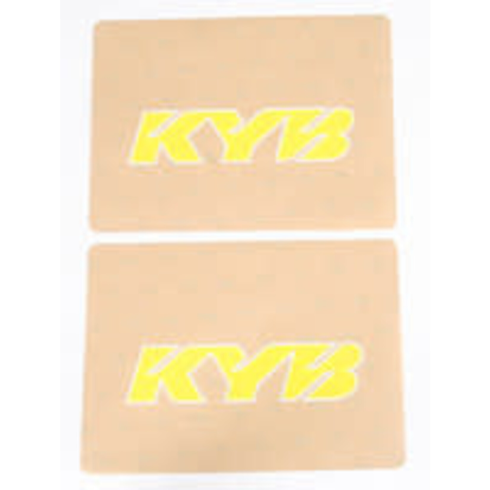 D-COR KYB FORK DECAL YELLOW