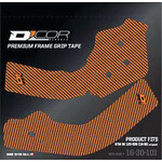 D'COR D-COR FRAME GRIP GUARD DECAL ORANGE KTM SX 125-505 '16-'18