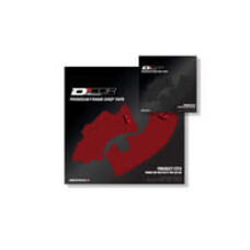 D'COR D-COR FRAME GRIP GUARD DECAL RED HONDA CRF 250 '14-'17 CRF450 '13-'16