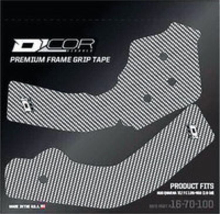 D'COR D-COR FRAME GRIP GUARD DECAL WHITE HUSQVARNA TC/FC 125-450 '16-'18