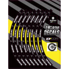 D'COR D-COR RIM DECALS 19" SUZUKI LOGO REAR