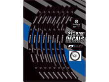 D'COR D-COR RIM DECALS 21" HUSQ LOGO FRONT