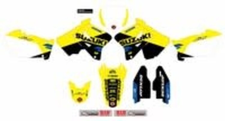 D'COR D-COR COMP KIT SUZUKI ARMY WHITE BG SUZUKI RM 125-250 '03-'08