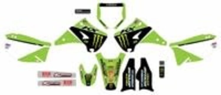 D'COR D-COR COMPLETE KIT 22 MEK WHITE BG KAWASAKI KX125/250 '03-'08