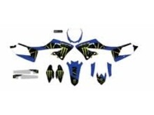 D'COR D-COR CMPLT KIT MONSTER ENERGY SLASH WHITE BG YAMAHA YZ125/250 '22