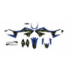 D'COR D-COR CMPLT KIT MONSTER ENERGY SLASH WHITE BG YAMAHA YZ125/250 '22