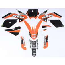 D'COR D-COR KTM RACELINE GRAPHICS GRAPHICS/TRIM KIT KTM SX85 '15-'17
