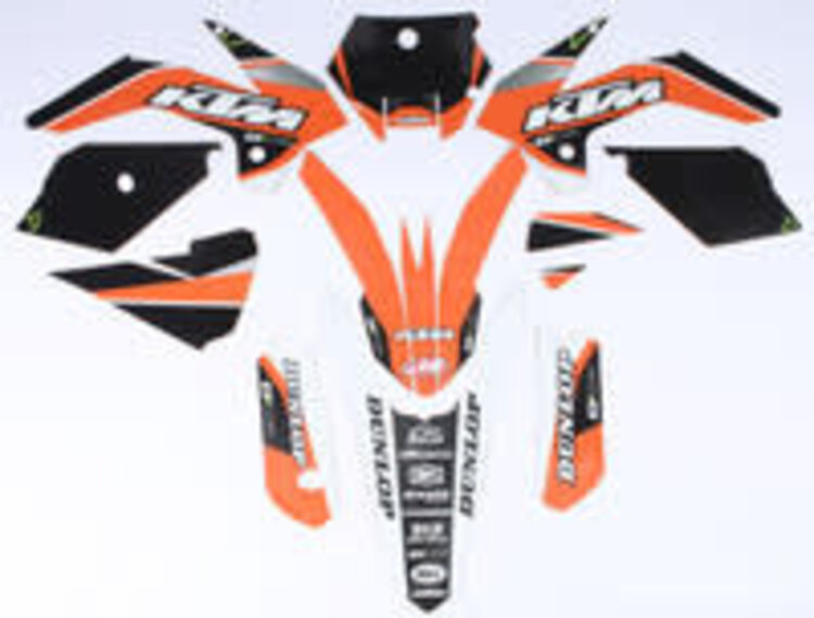 D'COR D-COR KTM RACELINE GRAPHICS GRAPHICS/TRIM KIT KTM SX85 '15-'17