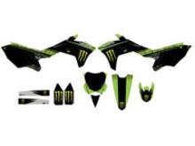 D'COR D-COR MONSTER ENERGY KAWASAKI KXF 250 '17-'19 COMPLETE GRAPHIC KIT