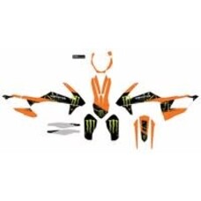 D'COR D-COR CMPLT KIT MONSTER ENERGY SLASH WHITE BG KTM SX/F 125-250 '16-'18
