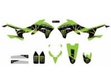 D'COR D-COR CMPLT KIT MONSTER ENERGY SLASH WHITE BG KAWASAKI KXF450 '16-'18