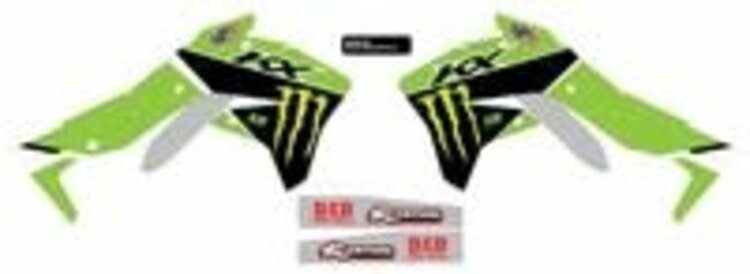 D'COR D-COR GRAPHIC KIT 22 MEK KAWASAKI KXF450 '16-'18